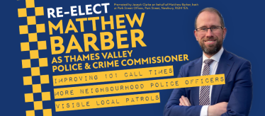 Re-elect Matthew Barber on 2nd May